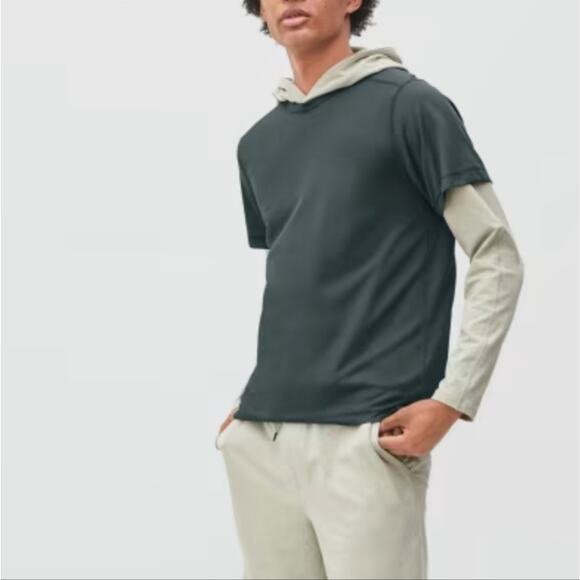 NEW EVERLANE Pique Sport Tee Shirt 2-Pack Navy Olive XL - Picture 8 of 8